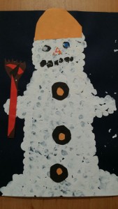 Snežak je na ogled